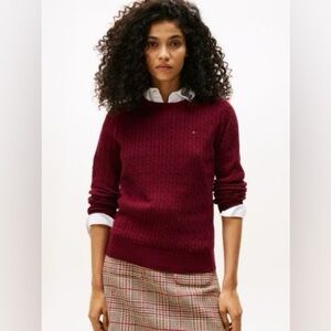 🤍Tommy Hilfiger Cable Knit Sweater